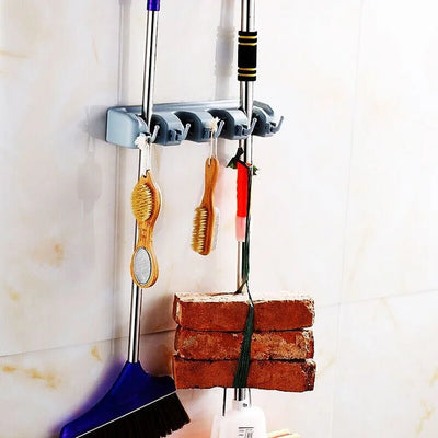Multifunctional Mop & Broom Wall Hook – ace, bad, blade (Image 3)