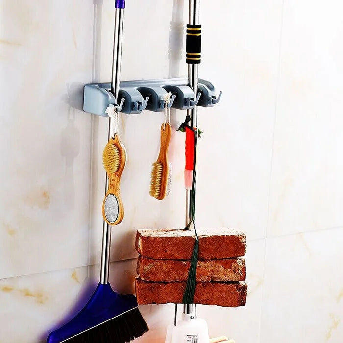 Multifunctional Mop & Broom Wall Hook – ace, bad, blade (Image 3)