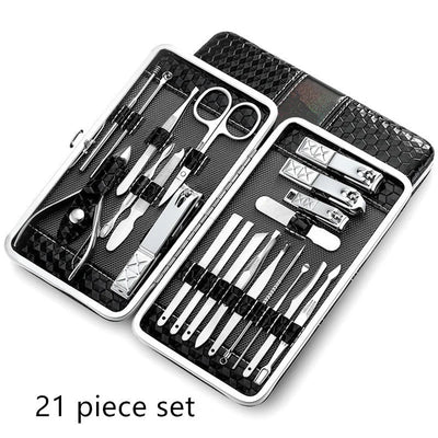 Premium Nail Clippers Set – Sharp Durable Stainless Steel Grooming Kit – needle, file, pin (Image 7)