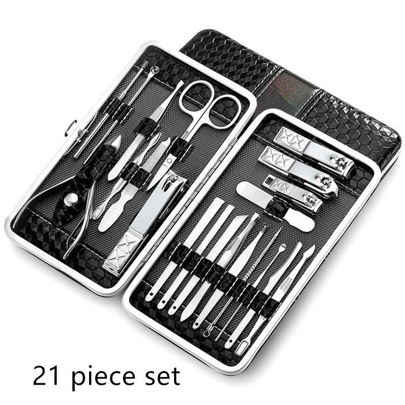 Premium Nail Clippers Set – Sharp Durable Stainless Steel Grooming Kit – needle, file, pin (Image 7)