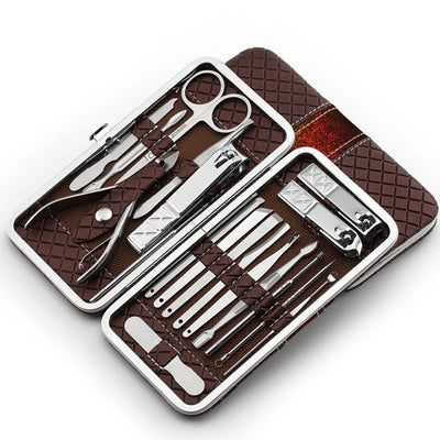 Premium Nail Clippers Set – Sharp Durable Stainless Steel Grooming Kit – needle, file, pin (Image 8)