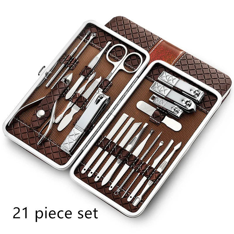 Premium Nail Clippers Set – Sharp Durable Stainless Steel Grooming Kit – needle, file, pin (Image 9)