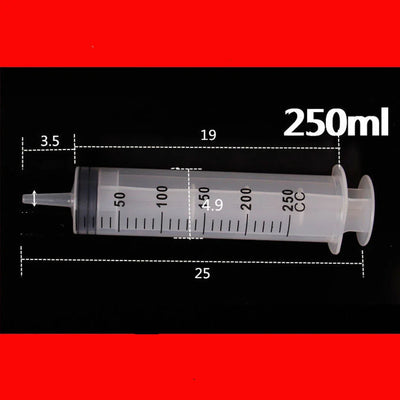 Plastic Syringe – Large Capacity Measuring Tool – gauge, needle, pipette (Image 3)