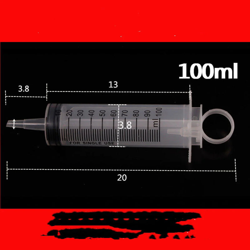 Plastic Syringe – Large Capacity Measuring Tool – gauge, needle, pipette (Image 5)