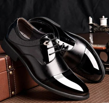 Men’s Business Dress Lace-up Shoes – Spring Collection – pumps, start, costume (Image 4)