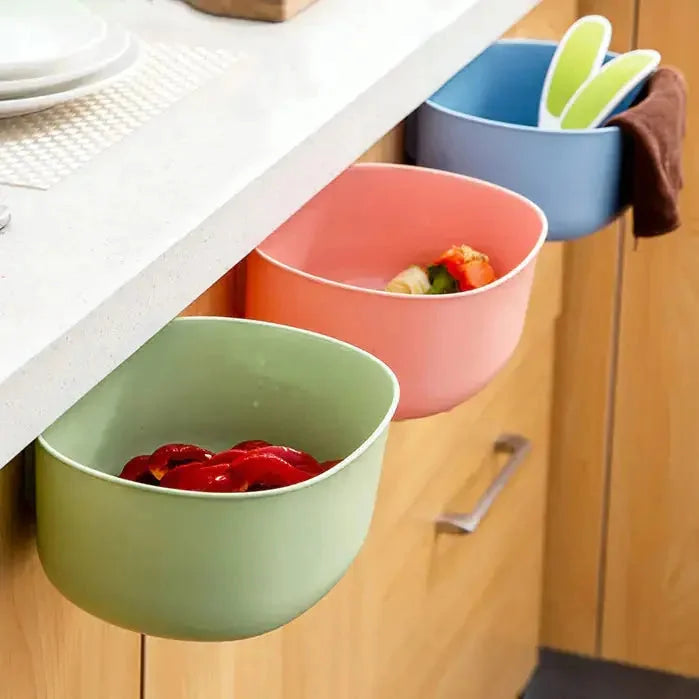Stylish Large Hanging Kitchen Trash Can – recycling, oil, liner (Image 5)