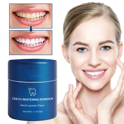 Teeth Whitening Powder – Natural Stain Removal Dental Care – bleach, sry, blue (Image 3)