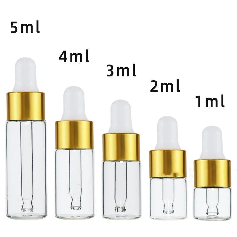 Transparent Small Dropper Storage Bottles 1ml-5ml – pop, terrarium, bug (Image 2)