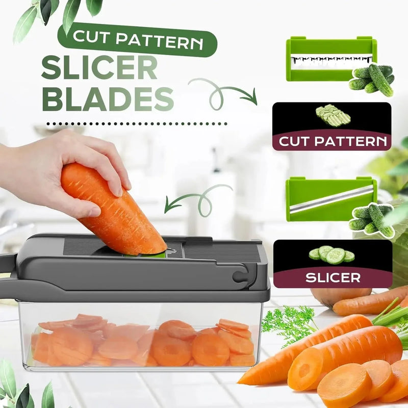 Vegetable Chopper & Mandolin Slicer – Multi-Functional Kitchen Tool – choppers, dicer, adz (Image 3)