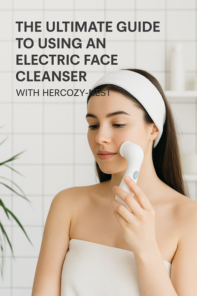 Electric Face Cleanser Guide — How to Deep Clean Your Skin the Right Way | HERCOZY-NEST