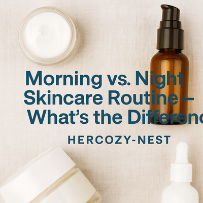 Morning vs. Night Skincare Routine — What’s the Difference? | HERCOZY-NEST