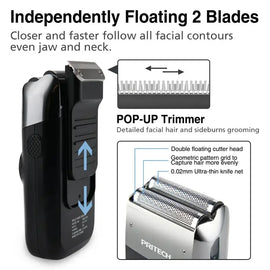 HERCOZY-NESTMulti-Functional Electric Head & Beard Razor – sconce, electric toothbrush, bridge (Image 2)