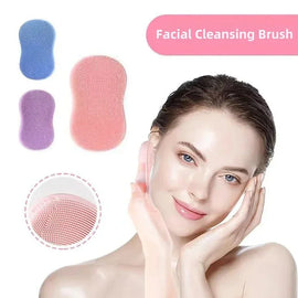 2PC Facial Brush – Deep Cleansing Exfoliating Tool – spa, card, cards (Image 2)