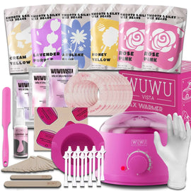 56pc Waxing Kit – for Face & Body Hair Removal – ball, batik, det (Image 1)