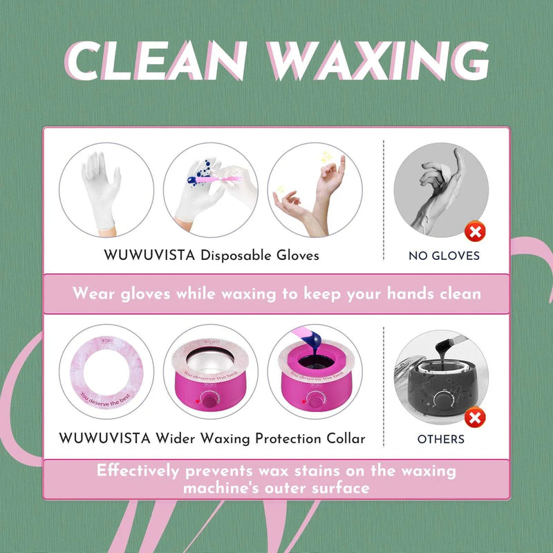 56pc Waxing Kit – for Face & Body Hair Removal – ball, batik, det (Image 3)