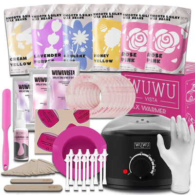 56pc Waxing Kit – for Face & Body Hair Removal – ball, batik, det (Image 5)