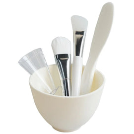 5PCS Face Mask Mixing Bowl Set – DIY Facial Applicator Kit – masking, container, det (Image 1)