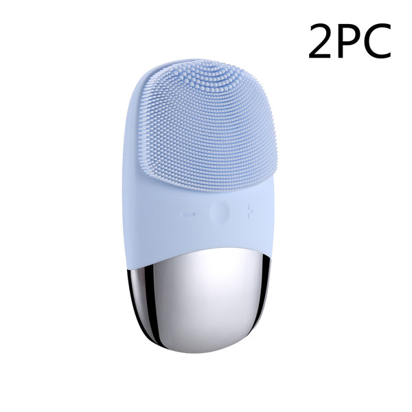 Mini Silicone Electric Face Brush – Gentle Deep Cleansing Tool – chip, phototherapy, pole (Image 10)