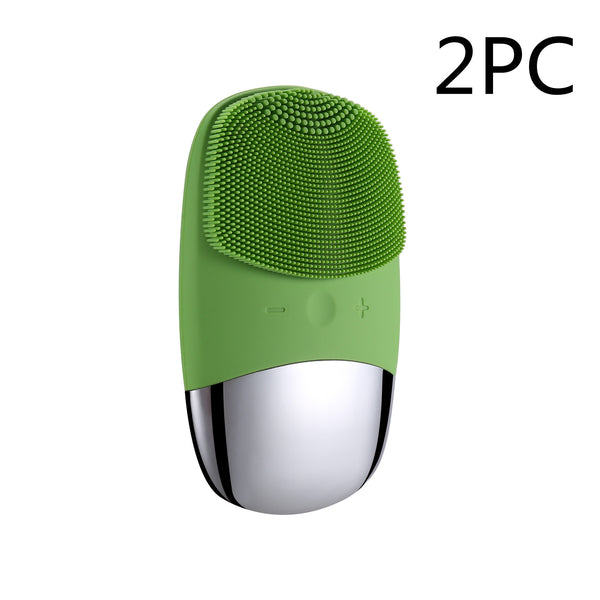 Mini Silicone Electric Face Brush – Gentle Deep Cleansing Tool – chip, phototherapy, pole (Image 11)