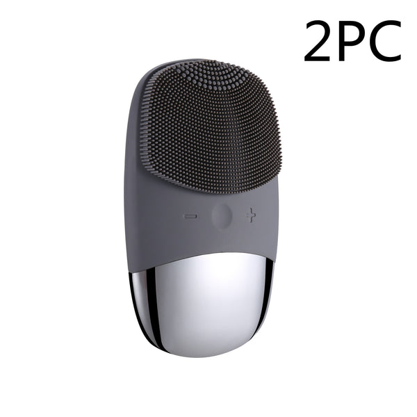 Mini Silicone Electric Face Brush – Gentle Deep Cleansing Tool – chip, phototherapy, pole (Image 9)