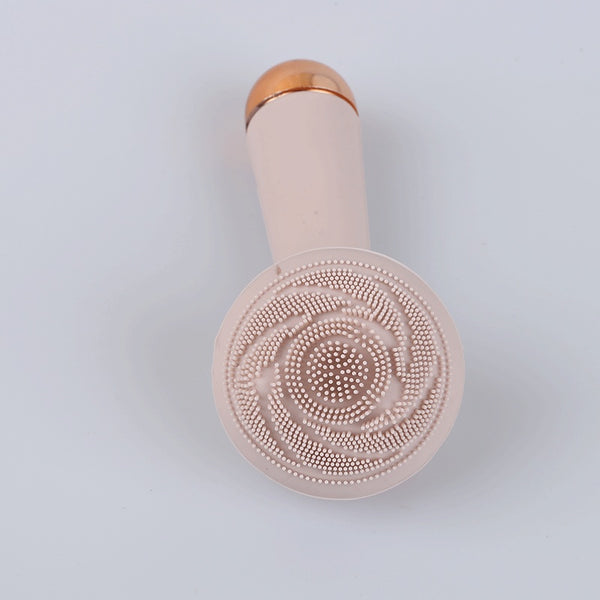 Electric Silicone Face Wash Brush – Gentle Deep Cleansing Tool – float, rake, pole (Image 3)
