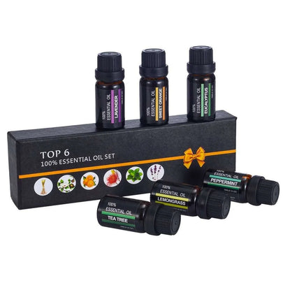 Aromatherapy Essential Oil Set – with Diffuser for Home – doha, patchouli, torpedo (Image 1)