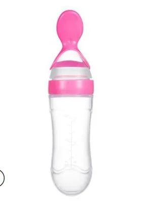 Baby Silicone Spoon Bottle Feeder for Toddlers – bottle-feed, breast-feed, suck (Image 1)
