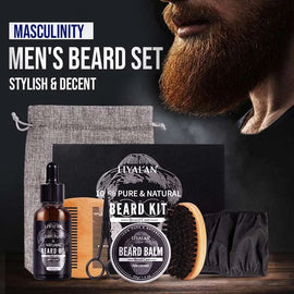 Beard Growth Kit For Men Thicker Mustache Grooming – razor, stubble, whisker (Image 1)
