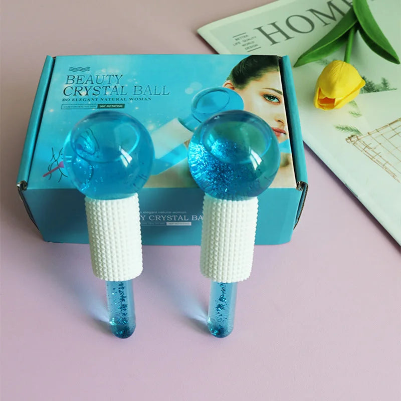 Beauty Ice Wave Ball – Cooling Facial Massage Roller – glacier, snowball, calorimeter (Image 3)