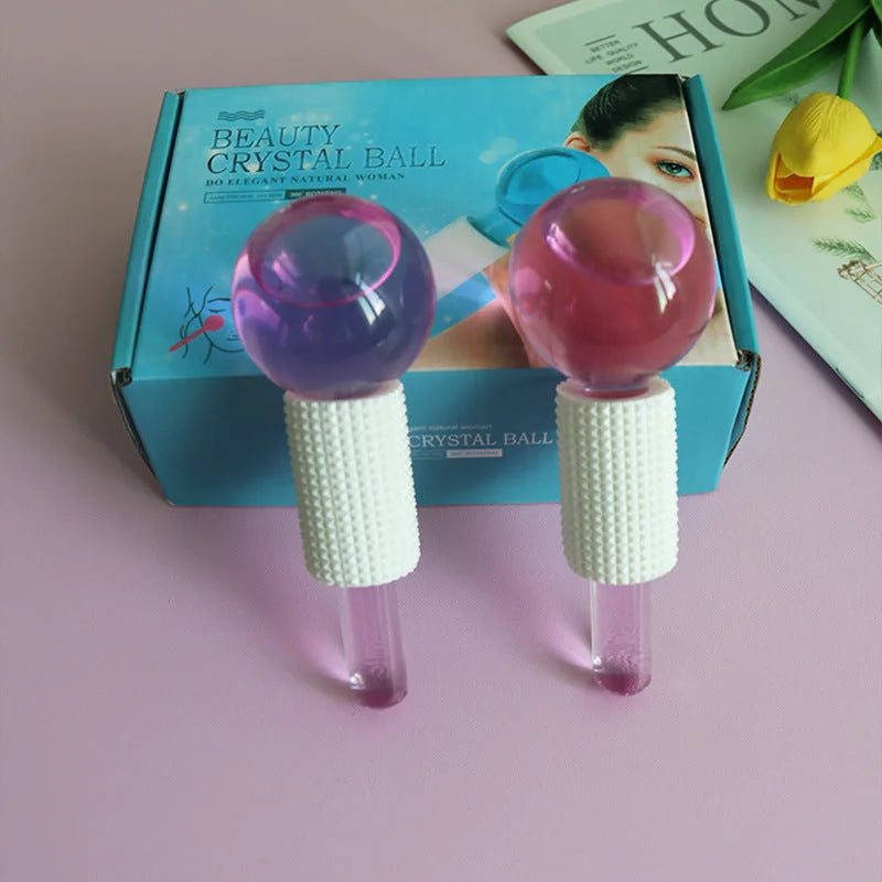 Beauty Ice Wave Ball – Cooling Facial Massage Roller – glacier, snowball, calorimeter (Image 4)