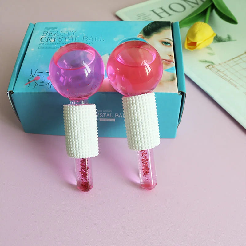 Beauty Ice Wave Ball – Cooling Facial Massage Roller – glacier, snowball, calorimeter (Image 7)