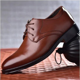 Black Pointed Toe Formal Dress Shoes for Men – pumps, tuxedo, shoe (Image 1)