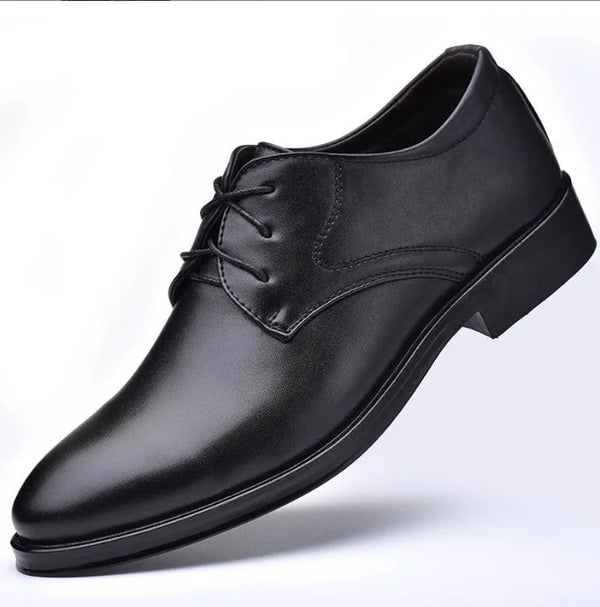 Black Pointed Toe Formal Dress Shoes for Men – pumps, tuxedo, shoe (Image 4)