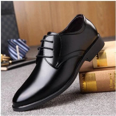 Black Pointed Toe Formal Dress Shoes for Men – pumps, tuxedo, shoe (Image 6)