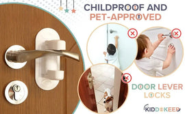 Child Safety Lock – Multi-Functional Door & Cabinet Lock – bolt, keeper, force (Image 1)