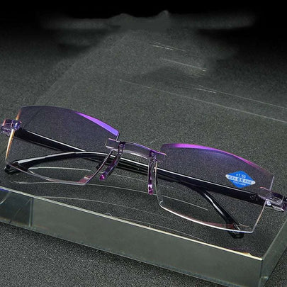 Diamond Cut Blue Light Blocking Glasses – shadow, shadowed, cuts (Image 1)