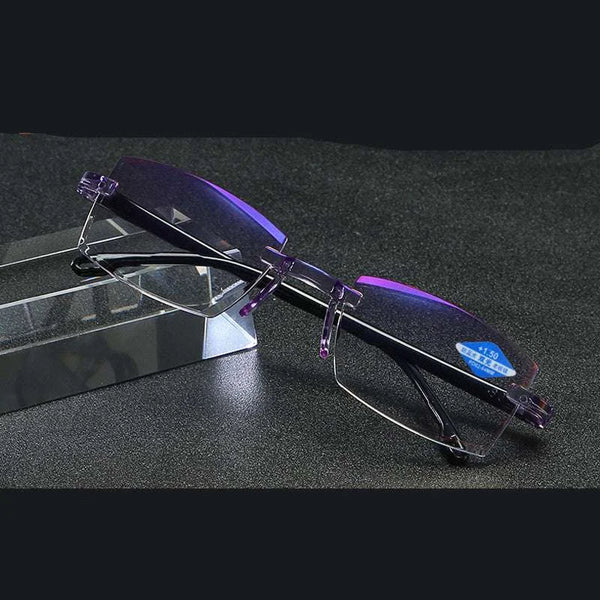 Diamond Cut Blue Light Blocking Glasses – shadow, shadowed, cuts (Image 7)