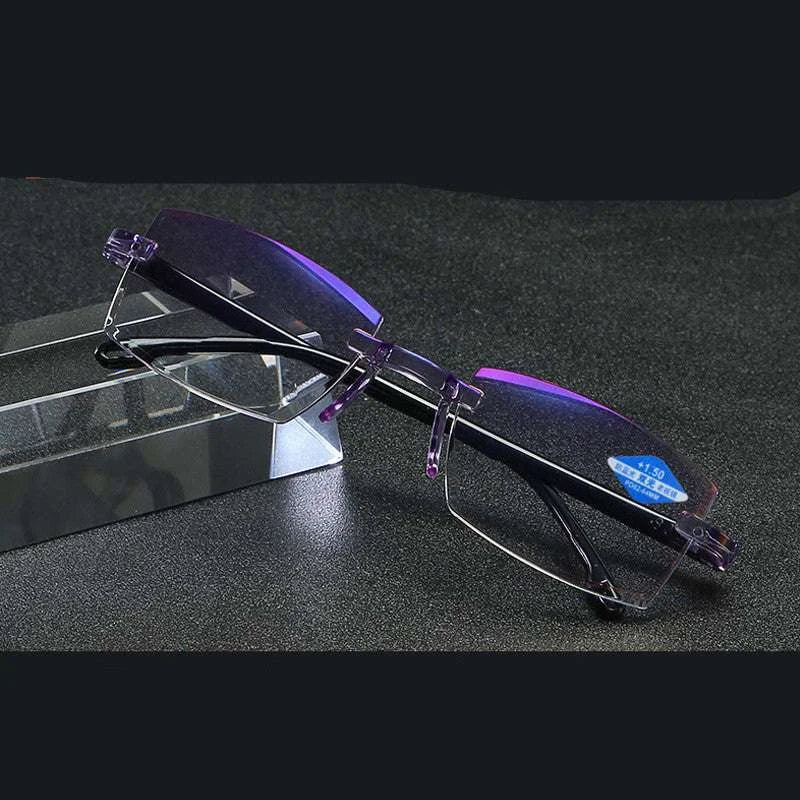 Diamond Cut Blue Light Blocking Glasses – shadow, shadowed, cuts (Image 7)