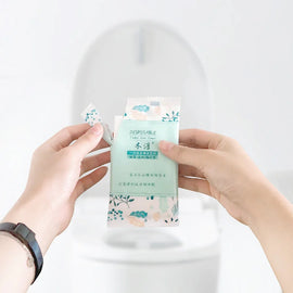 Disposable Toilet Seat Covers – Hygienic Travel-Friendly Bathroom Sheets – wash, apron, back (Image 1)
