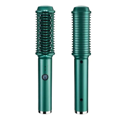 Dual-Purpose Electric Hair Comb - for Curling & Straightening – combed, combatively, coif (Image 1)