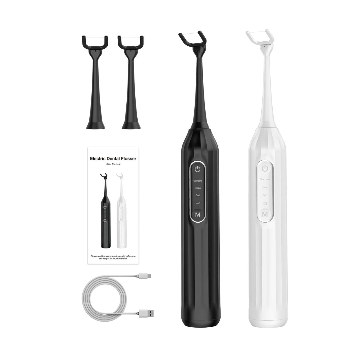 Electric Dental Flosser – Portable Water Jet for Deep Oral Cleaning – dry, tank, tongue (Image 2)
