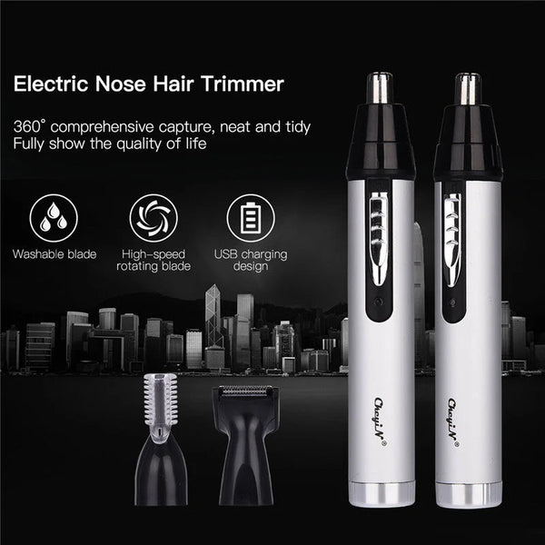 Electric Nose & Ear Hair Trimmer for Men – blow, bridge, bridged (Image 2)