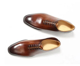 Elegant Men's Oxford  Formal Wedding Shoes – dress, tie, shoe (Image 2)