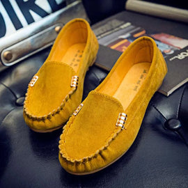 Flat Heel Pumps - Comfortable Women's Student Shoes – flats, cuban heel, spikes (Image 1)
