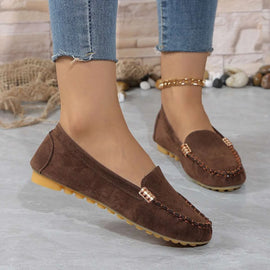 Flat Heel Pumps - Comfortable Women's Student Shoes – flats, cuban heel, spikes (Image 2)