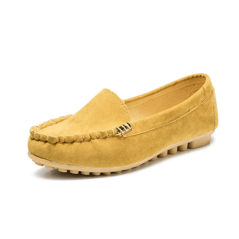 Flat Heel Pumps - Comfortable Women's Student Shoes – flats, cuban heel, spikes (Image 6)