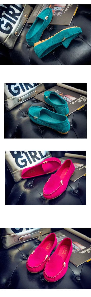 Flat Heel Pumps - Comfortable Women&