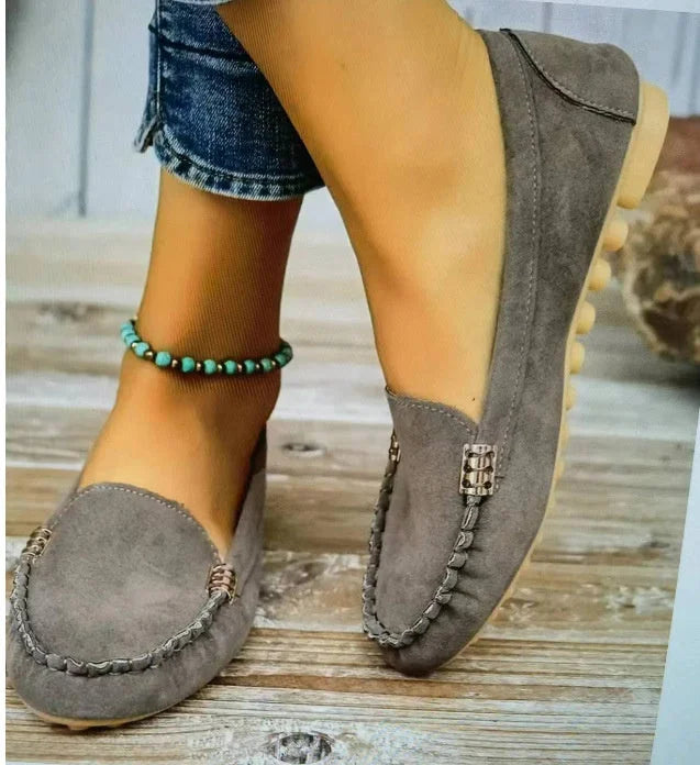 Flat Heel Pumps - Comfortable Women&