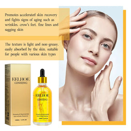 Ginseng Firming Face Care Solution – for Tight & Youthful Skin – set, strain, horse (Image 2)