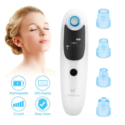 Blackhead Remover – Electric Pore Vacuum Cleaner for Deep Facial Care – iron, eye, soft (Image 4)